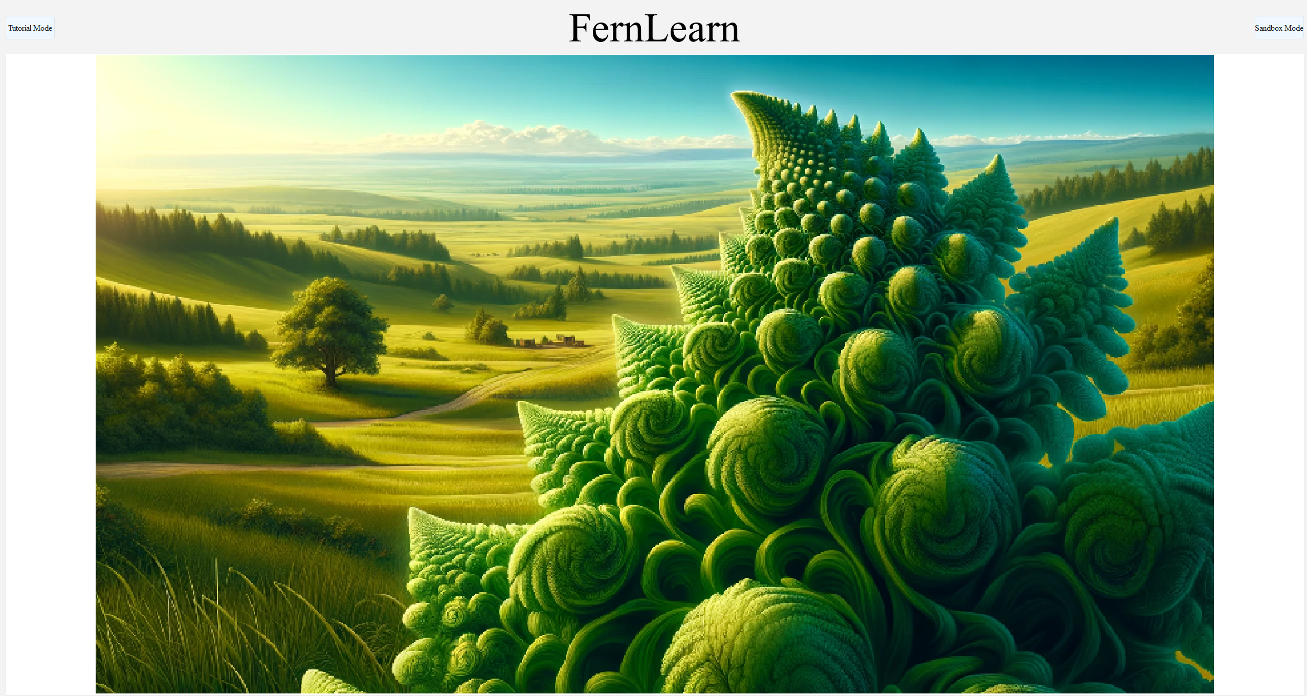 FernLearn Title Screen