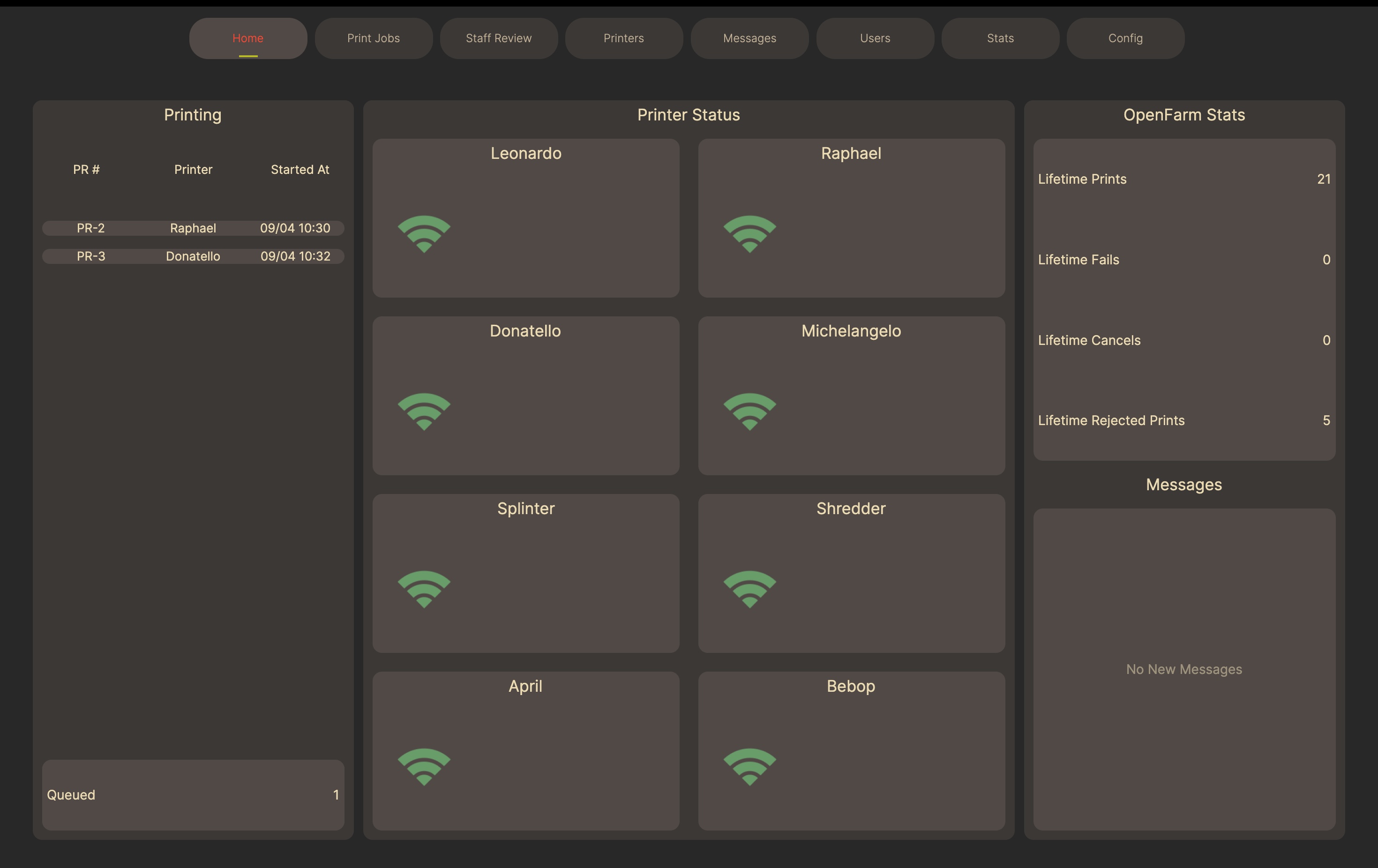 OpenFarm Home Screen